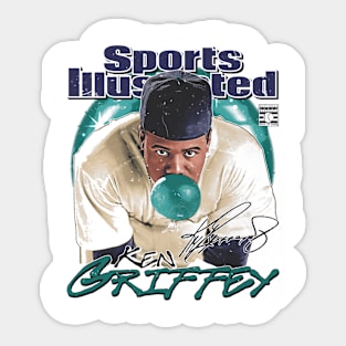 Ken Griffey Jr. Sports Illustrated & Seattle Bubblegum Sticker